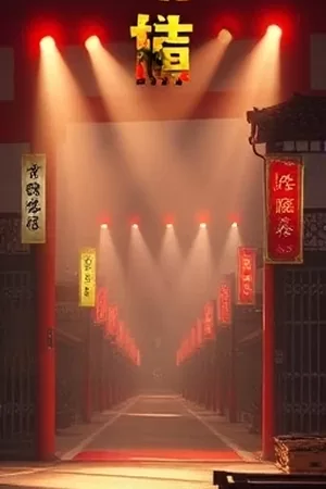 机甲学徒日记动画封面，机库中半成品机甲骨架